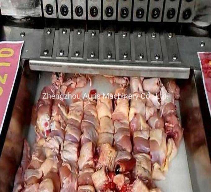 自動肉焼き器鶏の立方体のカッターの全肉および骨の打抜き機のステーキのラム チョップさいの目に切る機械