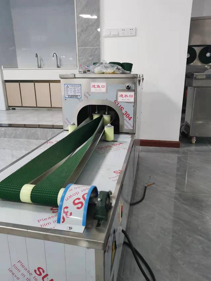1PCS/S高く有効な自動魚のカッターの処理機械を切っている背部入り口機械魚の入り口の腹機械魚