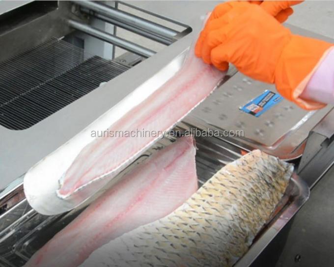 凍結する肉魚の処理機械厚さ10mmのカッターの魚のスライサー機械 2