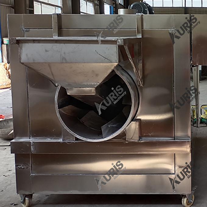 電気カシューのコーヒー煎り器機械200kg/Hピーナツ焼ける機械 7