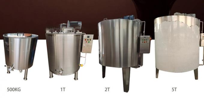 大容量の厚い液体の把握タンク チョコレート溶ける機械暖房貯蔵機械