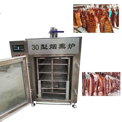 ステンレス鋼304肉煙るオーブン30kgのバッチ ベーコンはドライ・ソーセージの煙の家を