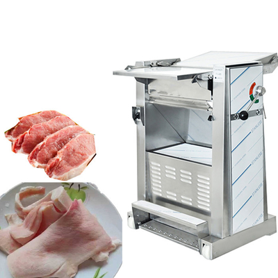 750w自動豚肉の打抜き機の脂肪質のポーク皮の皮機械