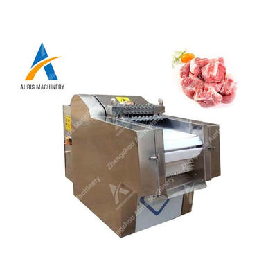 1.5kw凍結する肉さいの目に切る機械300kg/H鶏の立方体のスライサー機械
