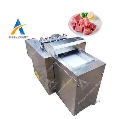 1.5kw凍結する肉さいの目に切る機械300kg/H鶏の立方体のスライサー機械