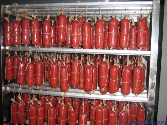 100kg Bacth肉喫煙者機械100kg/HソーセージのSmokehouseのオーブン