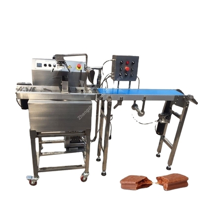 Wafferのクッキーのための機械を覆う15kg 30kg 60kgチョコレート作成機械コーティング