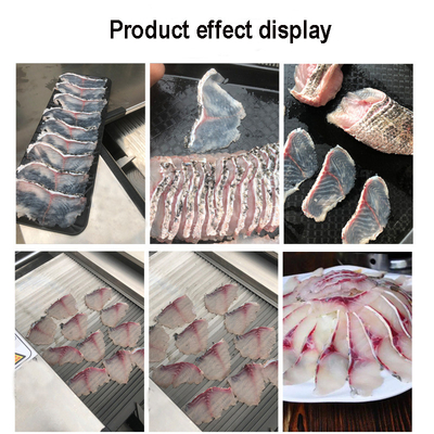 黒いコイの傾斜させた380vの肉付けのタラ魚のスリッター