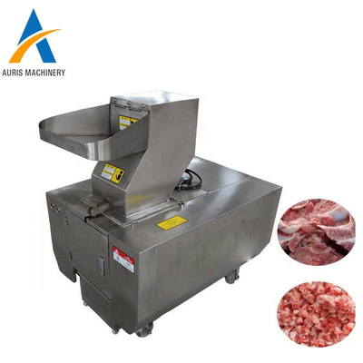 肉切断のビーフのポークを押しつぶす動物の骨の粉砕機機械は肉鋸のシュレッダーを肋骨で補強する